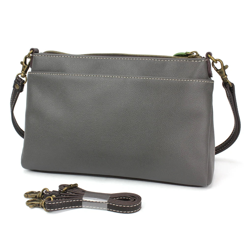 Chala Daisy Deluxe Crossbody Bag - back view with detachable straps